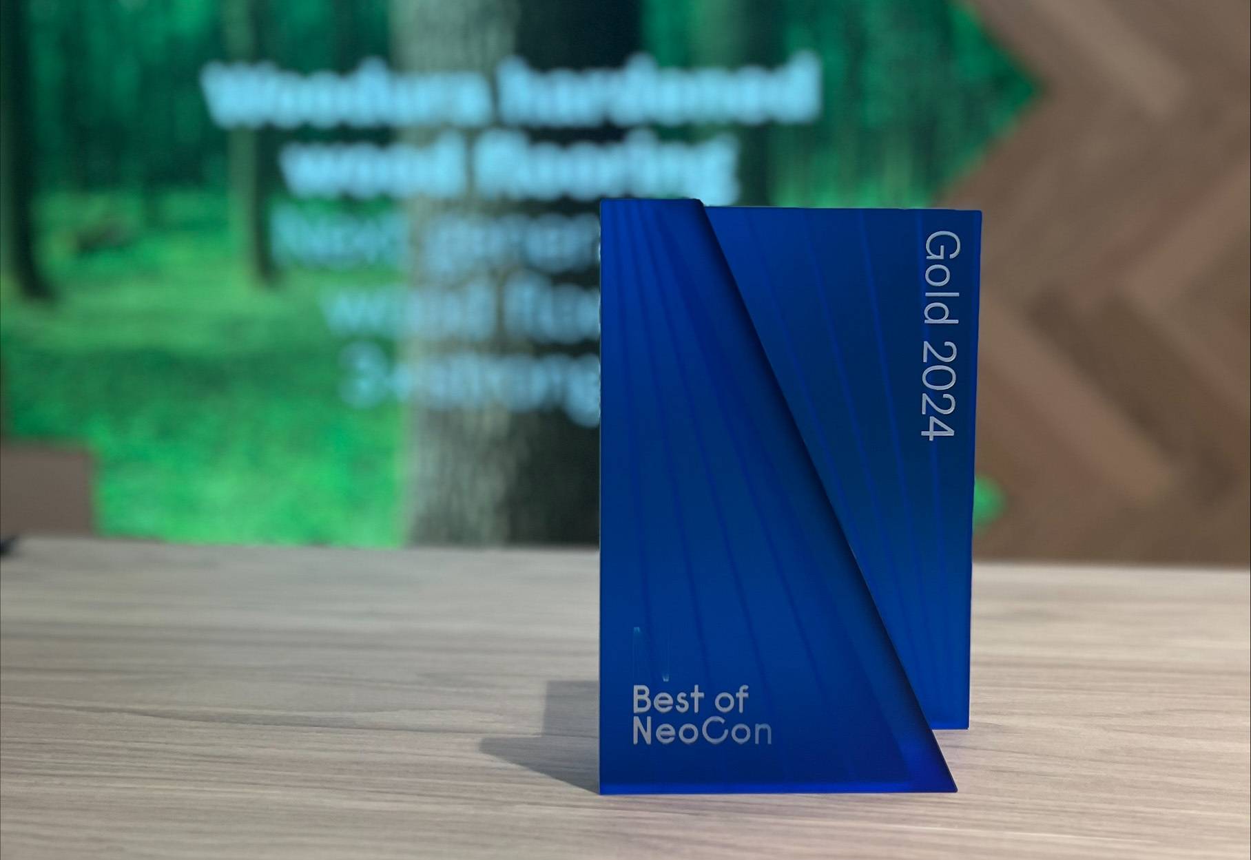Bjelin's Woodura hardened wood flooring wins NeoCon 2024 Bjelin's Woodura hardened wood flooring wins NeoCon 2024