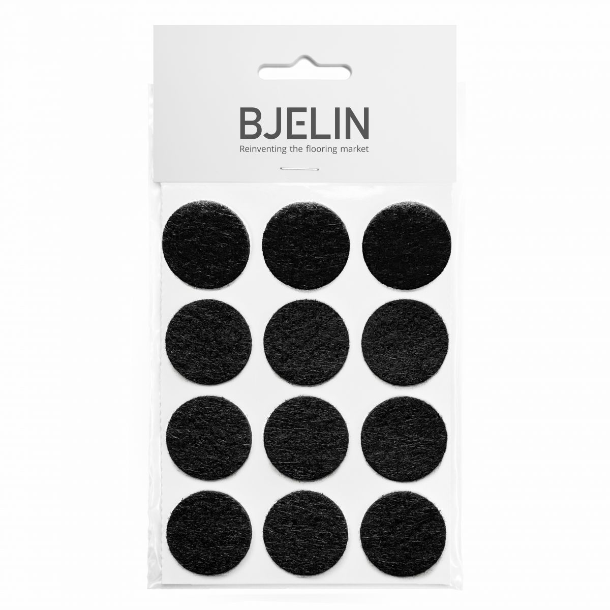 Produktbild av Bjelin Möbeltassar Svart 28 mm