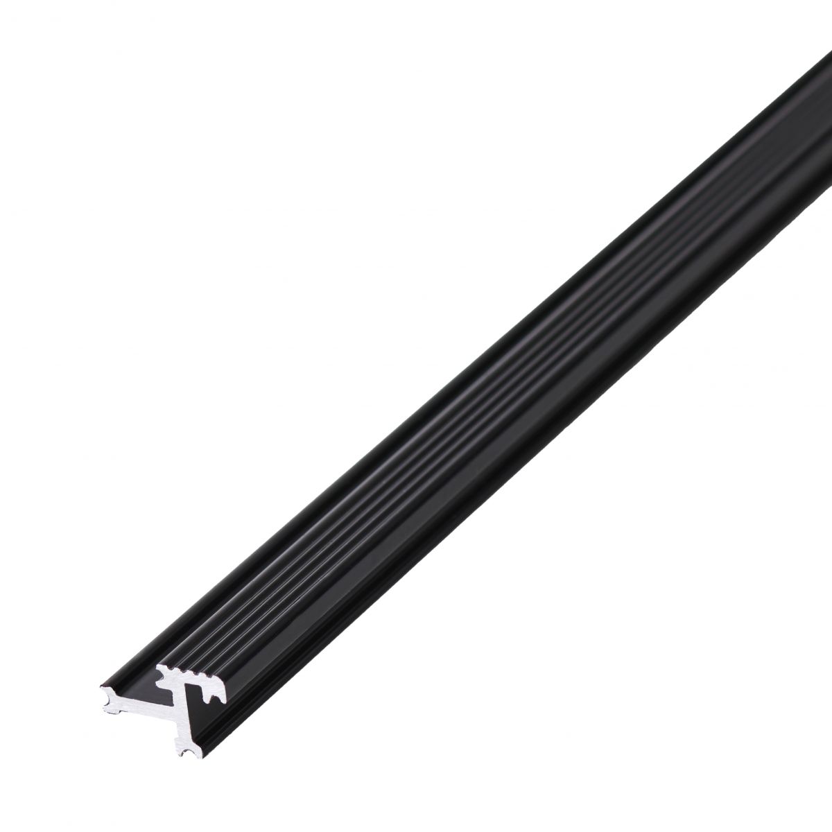 Produktbild av Trappnos Stängd trappa Svart Aluminium 2400 mm